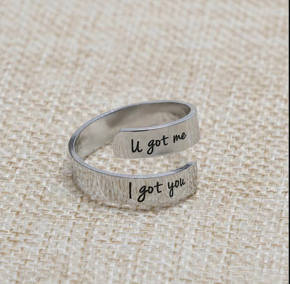 You Got Me I Got You- Army Ring